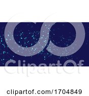 Poster, Art Print Of Modern Banner Design With Connecting Lines And Dots