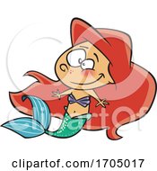 Poster, Art Print Of Clipart Cartoon Mermaid