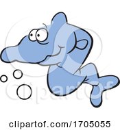 Poster, Art Print Of Clipart Cartoon Sea Creature