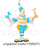 Poster, Art Print Of Clown Balloon Artist