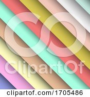 Poster, Art Print Of Pastel Gradient Stripes