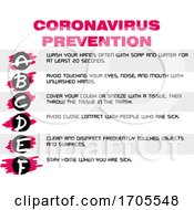 Coronavirus Prevention Chart
