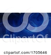 Poster, Art Print Of Banner Background With An Abstract Topography Design