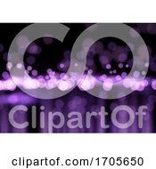 Poster, Art Print Of Abstract Background With A Bokeh Lights Design