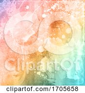 Colourful Watercolour Texture Background by KJ Pargeter