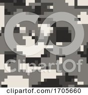 Poster, Art Print Of Digital Camo Style Pattern Background