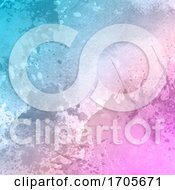 Poster, Art Print Of Pastel Coloured Background With A Watercolour Texture