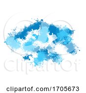 Poster, Art Print Of Watercolour Splatter Background