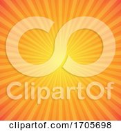 Poster, Art Print Of Starburst Background With Rays Of Light