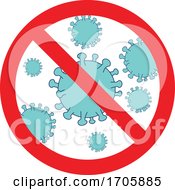 Poster, Art Print Of Stop Coronavirus Infection Sign
