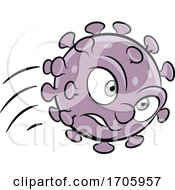 Poster, Art Print Of Cartoon Attacking Coronavirus