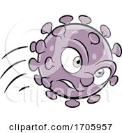 Cartoon Attacking Coronavirus