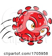 Poster, Art Print Of Cartoon Attacking Coronavirus