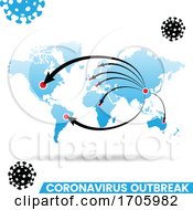 Poster, Art Print Of Coronavirus Outbreak Map