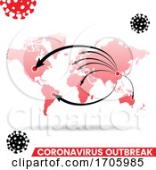 Poster, Art Print Of Coronavirus Outbreak Map