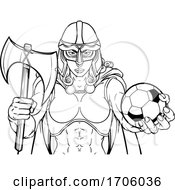 Viking Trojan Celtic Knight Soccer Warrior Woman