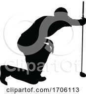 Poster, Art Print Of Golfer Golf Sports Person Silhouette