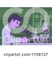 Poster, Art Print Of Scientist Working In Laboratory
