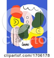 Poster, Art Print Of Creative Abstract Art Design Template With Organic Shapes