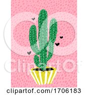 Poster, Art Print Of Bright Cactus
