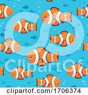 Fish Background Seamless Pattern