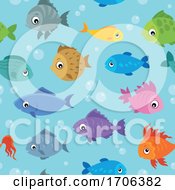 Fish Background Seamless Pattern