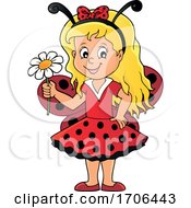 Poster, Art Print Of Ladybug Girl