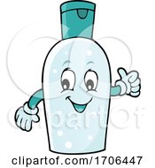 Poster, Art Print Of Cartoon Hand Sanitizer Bottle