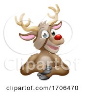 Reindeer Christmas Cartoon Santa Deer