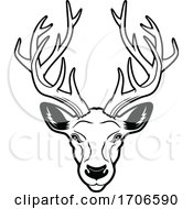 Poster, Art Print Of Tough Buck Deer Mascot