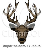 Poster, Art Print Of Tough Buck Deer Mascot