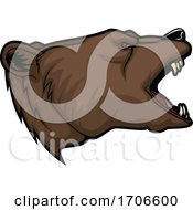 Poster, Art Print Of Tough Bear Mascot