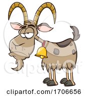 Poster, Art Print Of Cartoon Grumpy Goat