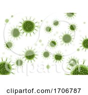 Poster, Art Print Of Abstract Virus Cells Background - Covid 19 Pandemic
