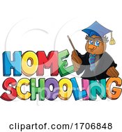 Home Schooling Design With A Professor Owl by visekart