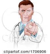 Poster, Art Print Of Doctor Pointing Your Country Needs Wants You
