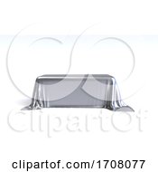 Poster, Art Print Of Podium Covered In Cloth