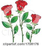 Rose Flowers by visekart