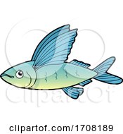 Poster, Art Print Of Flying Fish