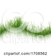 Poster, Art Print Of Grassy Background On White