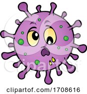 Poster, Art Print Of Cartoon Purple Virus