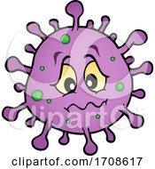 Poster, Art Print Of Cartoon Purple Virus