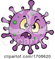 Cartoon Purple Virus by visekart