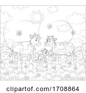 Poster, Art Print Of Cow Family
