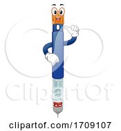Poster, Art Print Of Mascot Insulin Injection Illustration