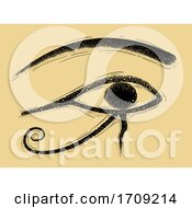 Poster, Art Print Of Egypt God Horus Eye Illustration