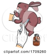 Poison Rabbit Wildlife Crime Illustration