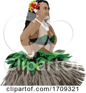 Poster, Art Print Of Polynesian Dancer