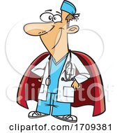 Cartoon Male Super Doctor