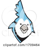 Blue Jays Bird School Mascot Face